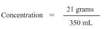 Molarity is equal to 0.2 moles divided by 0.8 litres